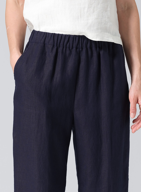 Linen Regular Long Pants
