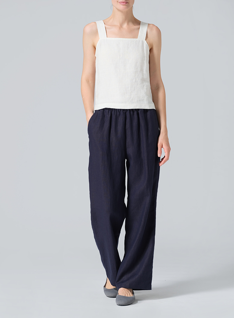 Linen Regular Long Pants