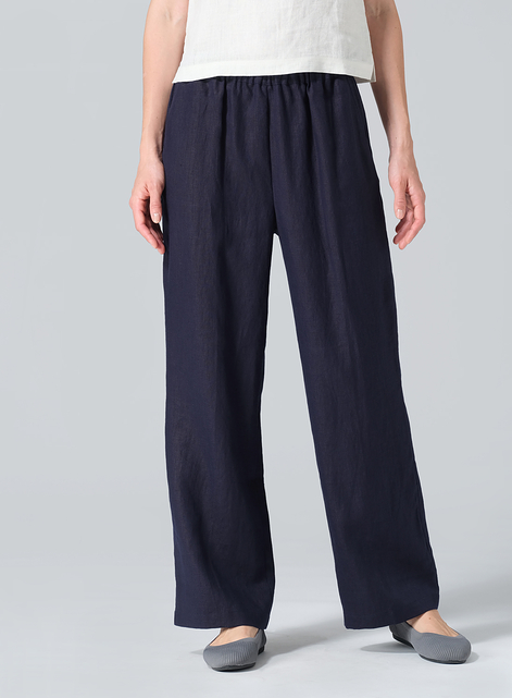 Linen Regular Long Pants