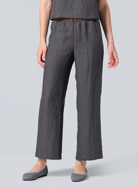 Linen Straight Leg Pants