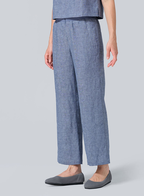 Linen Straight Leg Pants