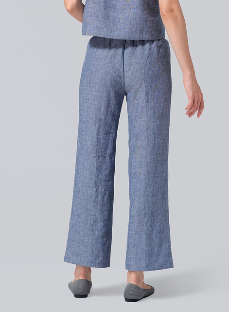 Linen Straight Leg Pants
