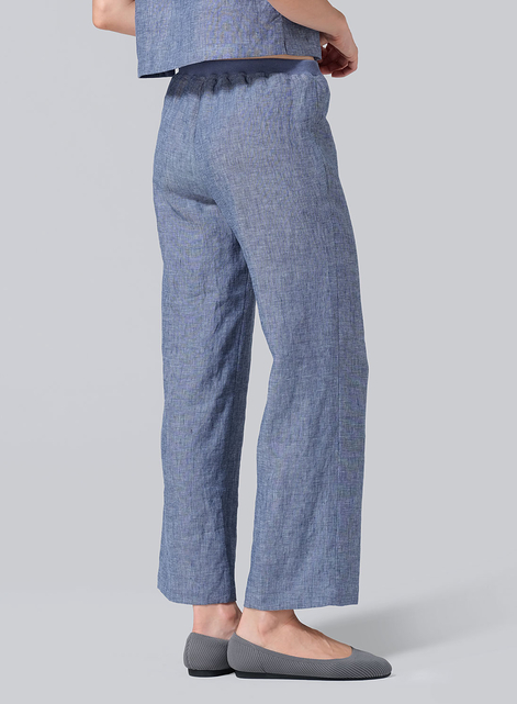 Linen Straight Leg Pants