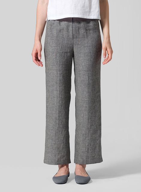 Linen Straight Leg Pants