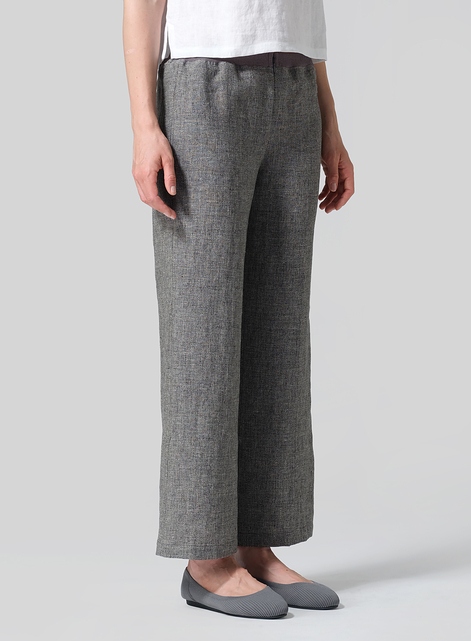 Linen Straight Leg Pants