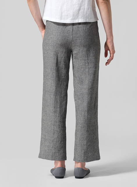 Linen Straight Leg Pants
