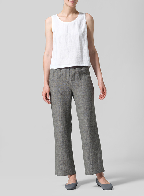 Linen Straight Leg Pants