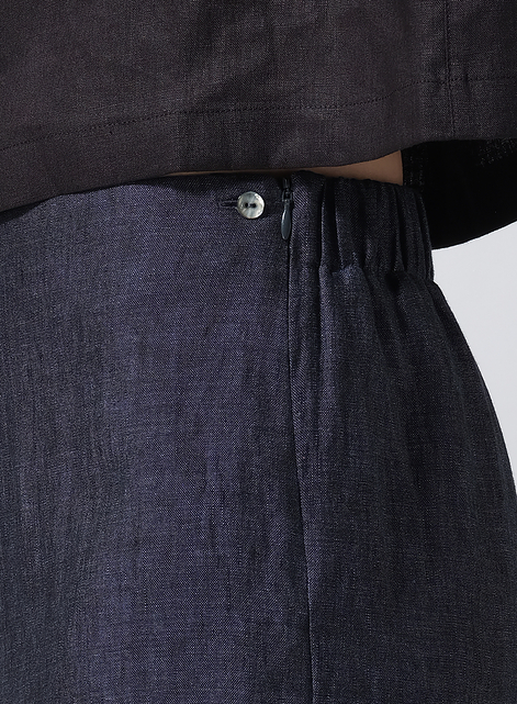 Linen Casual Loose A-line Wide-Leg Long Trousers