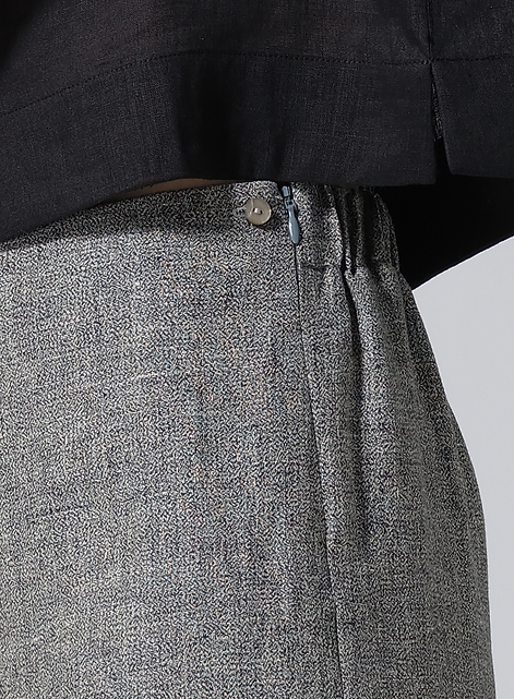 Linen Casual Loose A-line Wide-Leg Trousers