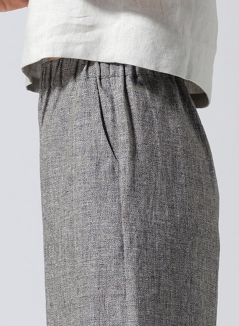 Linen ​S​lightly A-Shape Wide Leg Pants