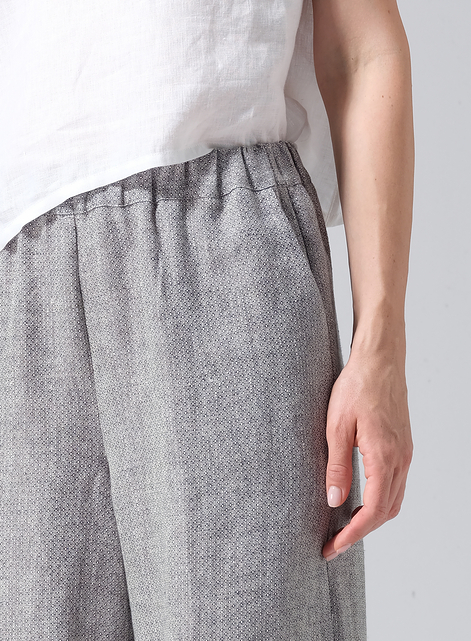 Linen ​S​lightly A-Shape Wide Leg Pants