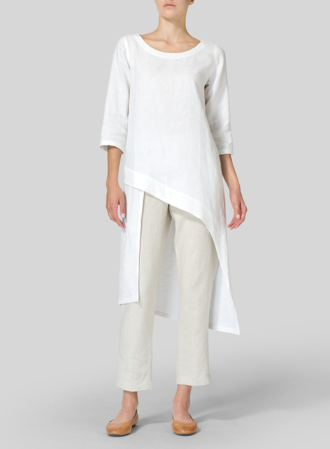 Linen Asymmetrical Tunic