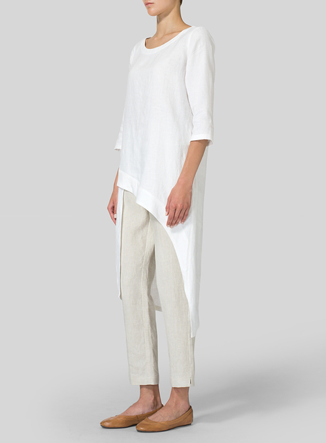 Linen Asymmetrical Tunic