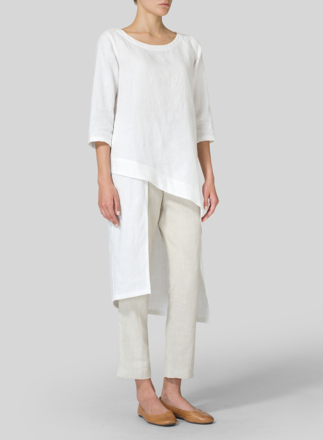 Linen Asymmetrical Tunic