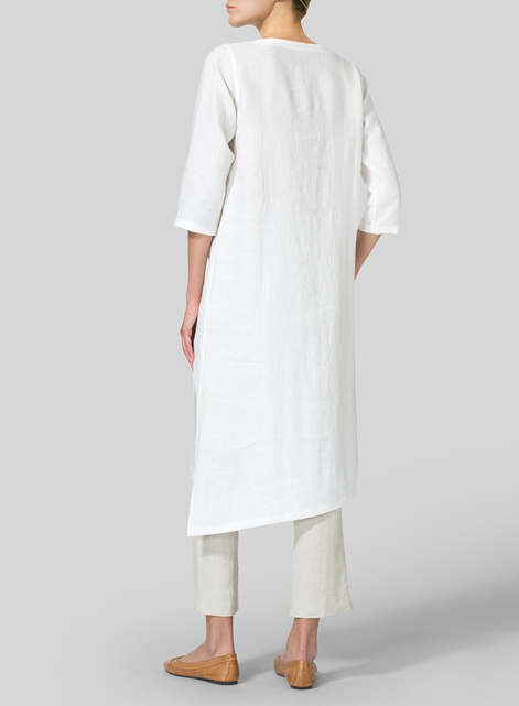 Linen Asymmetrical Tunic