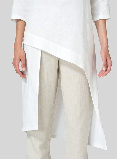 Linen Asymmetrical Tunic