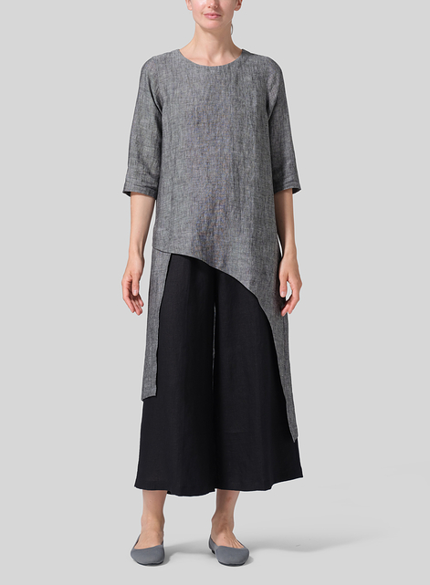 Linen Asymmetrical Tunic