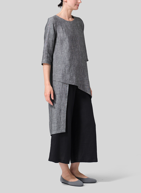 Linen Asymmetrical Tunic