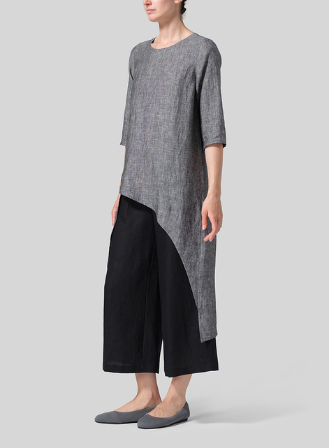 Linen Asymmetrical Tunic