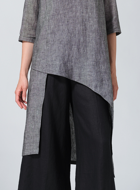 Linen Asymmetrical Tunic