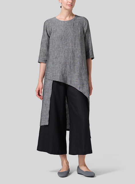 Linen Asymmetrical Tunic