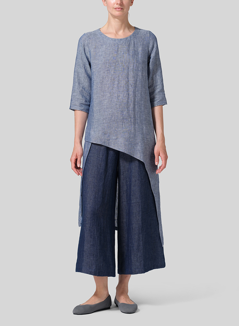Linen Asymmetrical Tunic