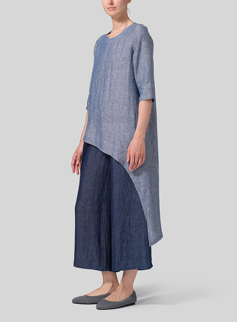 Linen Asymmetrical Tunic