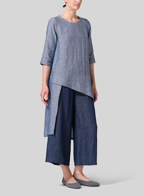 Linen Asymmetrical Tunic