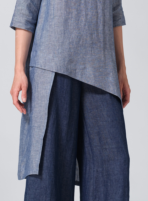 Linen Asymmetrical Tunic