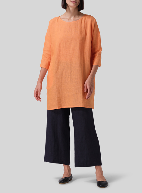 Linen Oversized Top