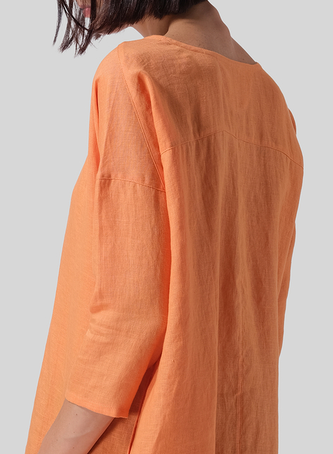 Linen Oversized Top
