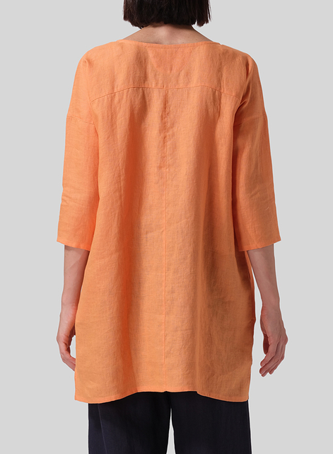 Linen Oversized Top