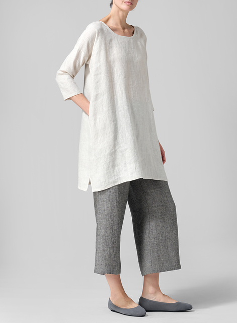 Linen Oversized Top
