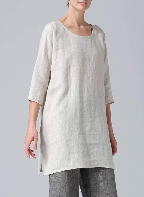 Linen Oversized Top