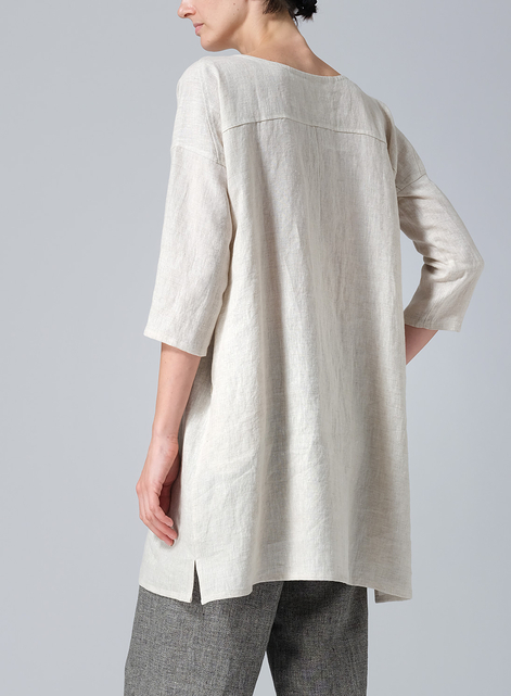 Linen Oversized Top