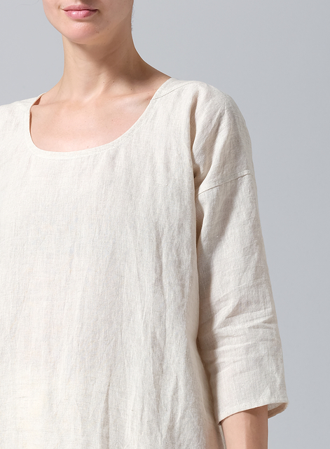 Linen Oversized Top