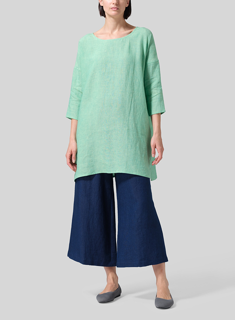 Linen Oversized Top