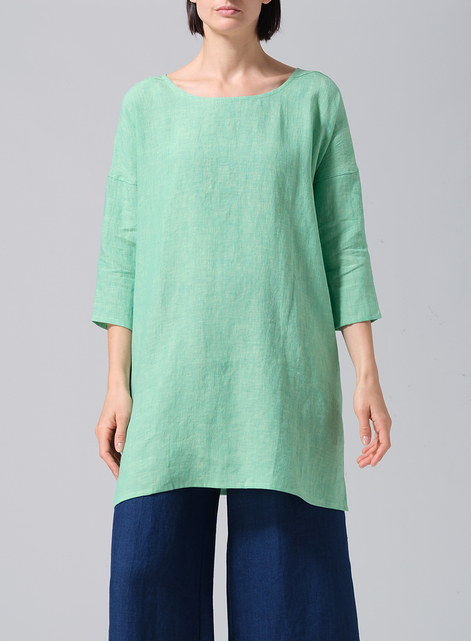 Linen Oversized Top