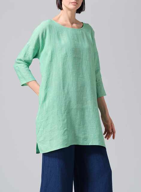Linen Oversized Top
