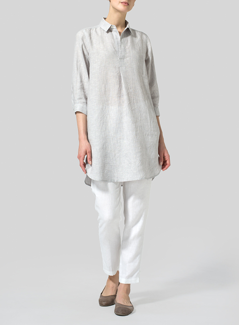 Linen Classic Shirt Tunic