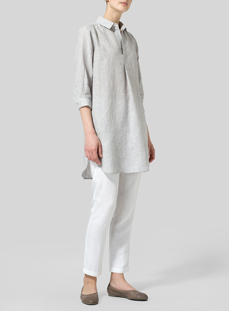 Linen Classic Shirt Tunic