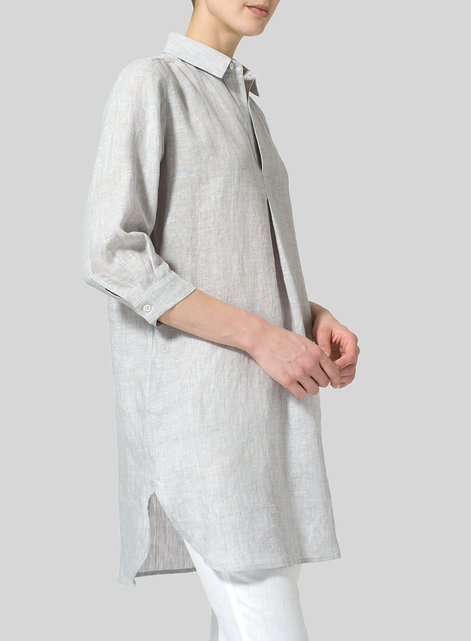 Linen Classic Shirt Tunic