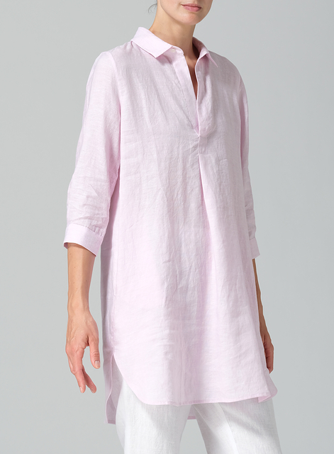 Linen Classic Shirt Tunic