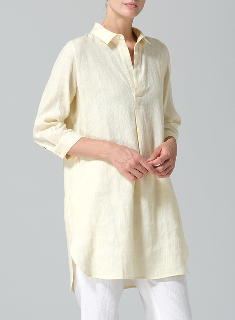 Linen Classic Shirt Tunic