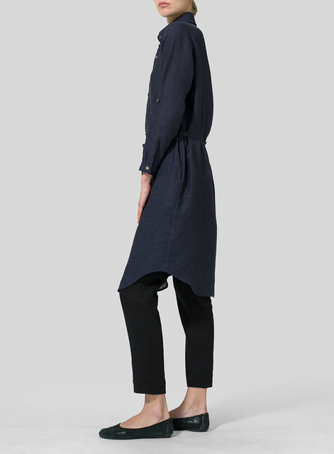 Linen Shirt Dress
