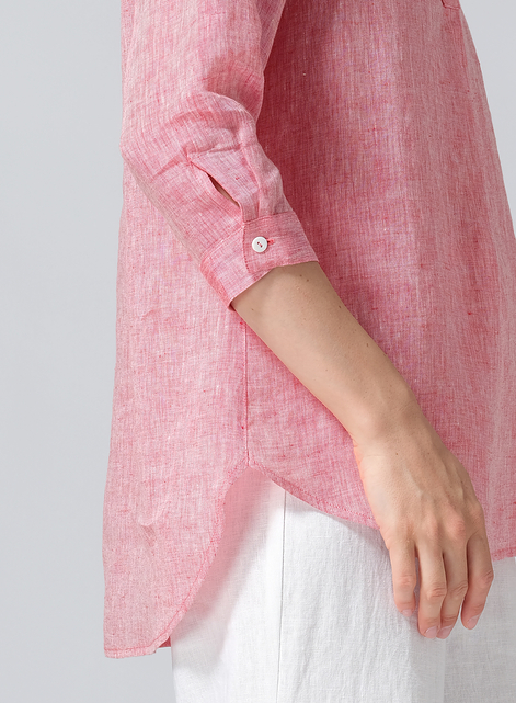 Linen Classic Collar Shirt