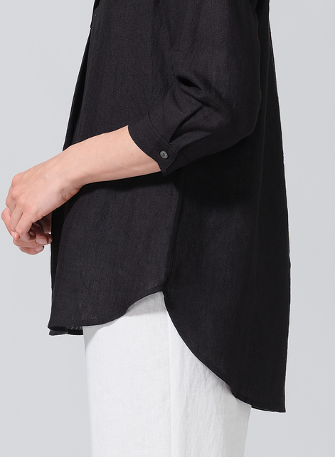Linen Classic Collar Shirt