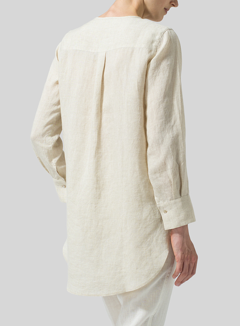 Linen Longline Blouse