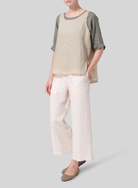 Linen Layered Top Set