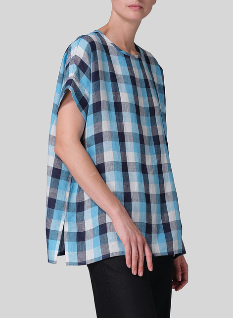 Linen Dolman Sleeves Relaxed Fit Top